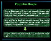 Bangsa Adalah Suatu Masyarakat Dalam Suatu Daerah Yang Sama Dan Mereka Tunduk Kepada Kedaulatan